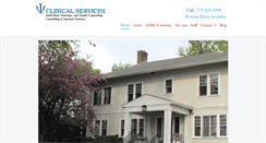 Desktop Screenshot of clinicalservices.com